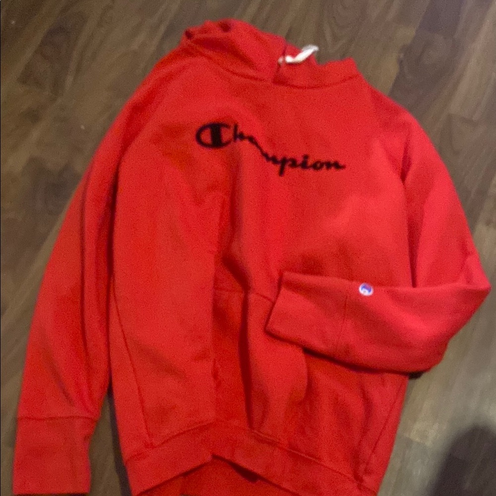 Champion Red Hoodie
